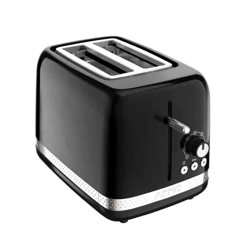 Arno Soleil toaster in black finish