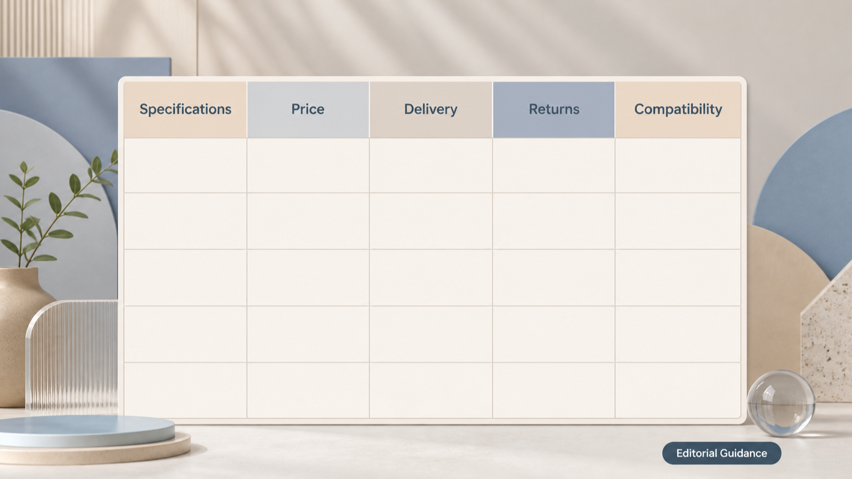 Provide a neutral framework for comparing a specific VEVOR listing with alternatives