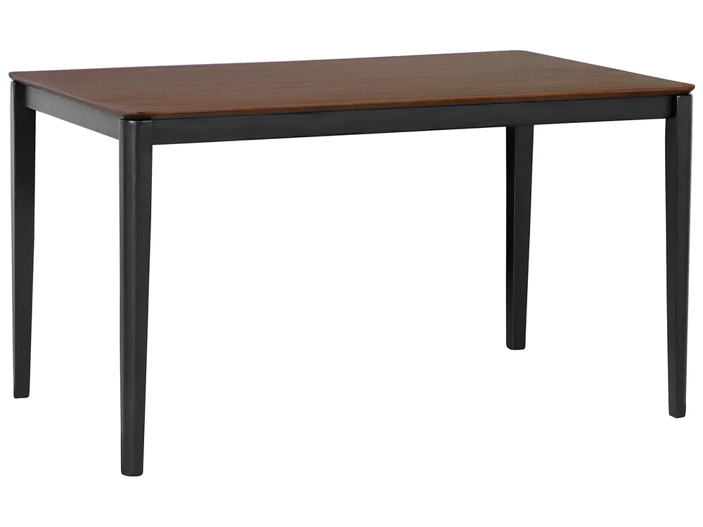 Beliani CEDAR dark walnut dining table