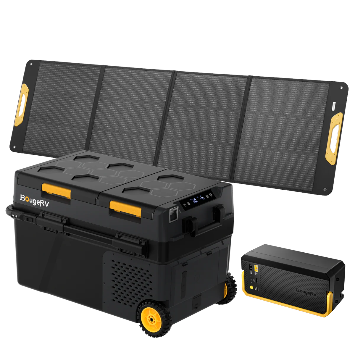 BougeRV CRD2 solar-powered fridge kit