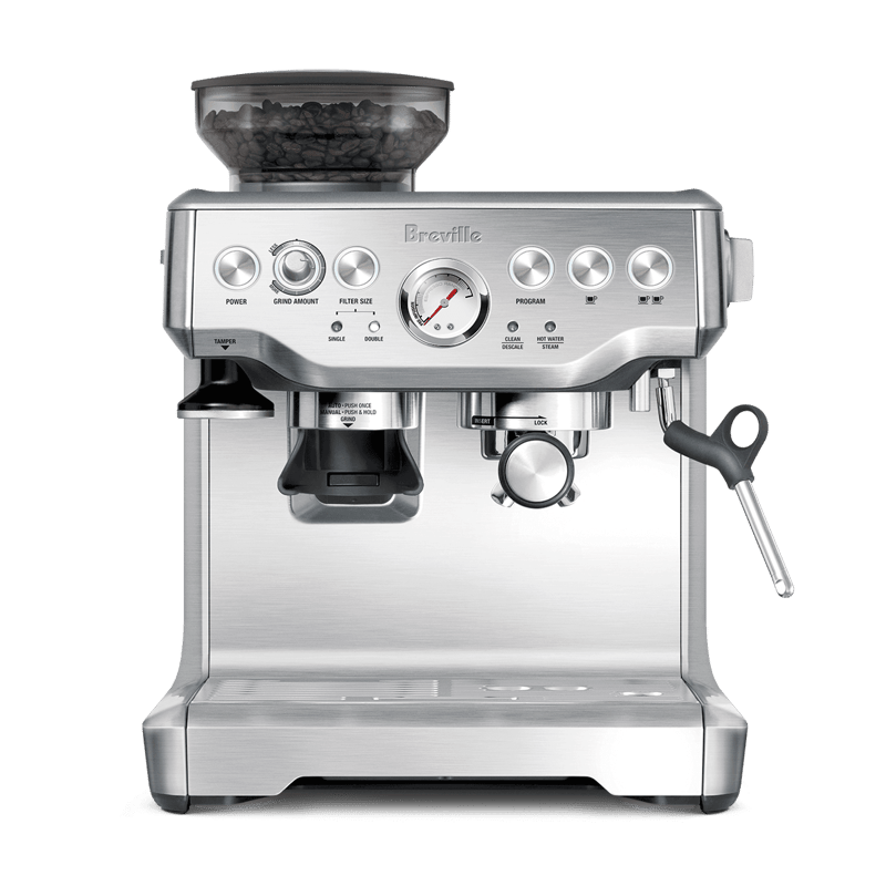 Breville Barista Express BES870XL espresso machine front view