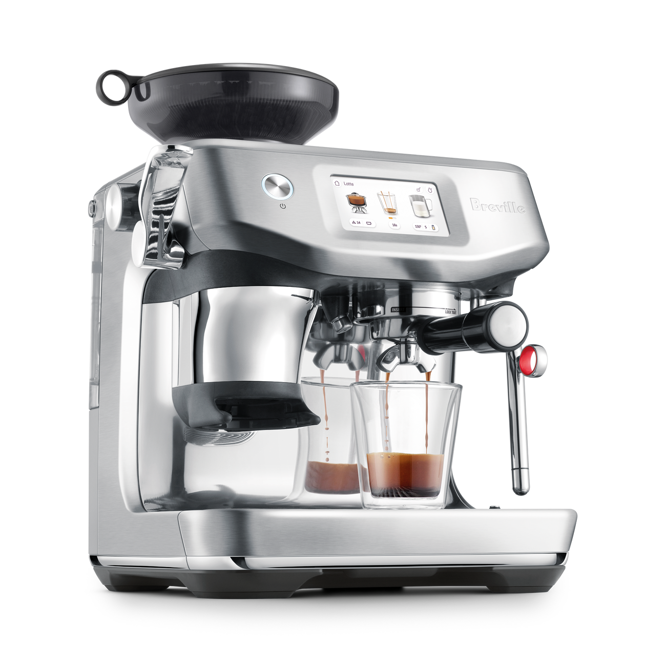 Breville Barista Touch Impress BES881 espresso machine front view