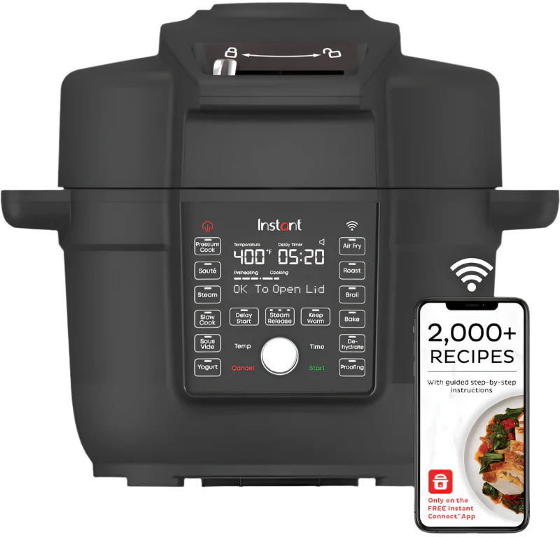 Instant Pot Duo Crisp Ultimate Lid front view