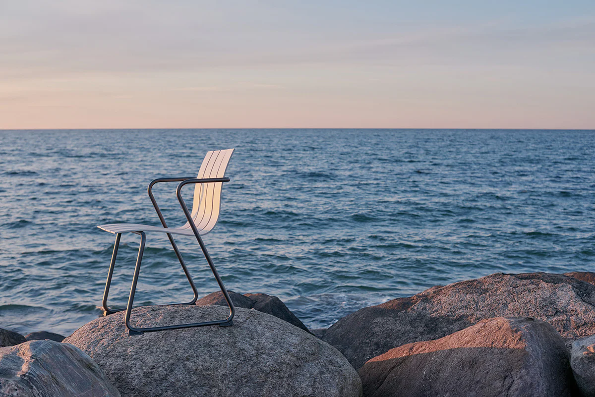 Mater Ocean Chair in an outdoor lifestyle setting