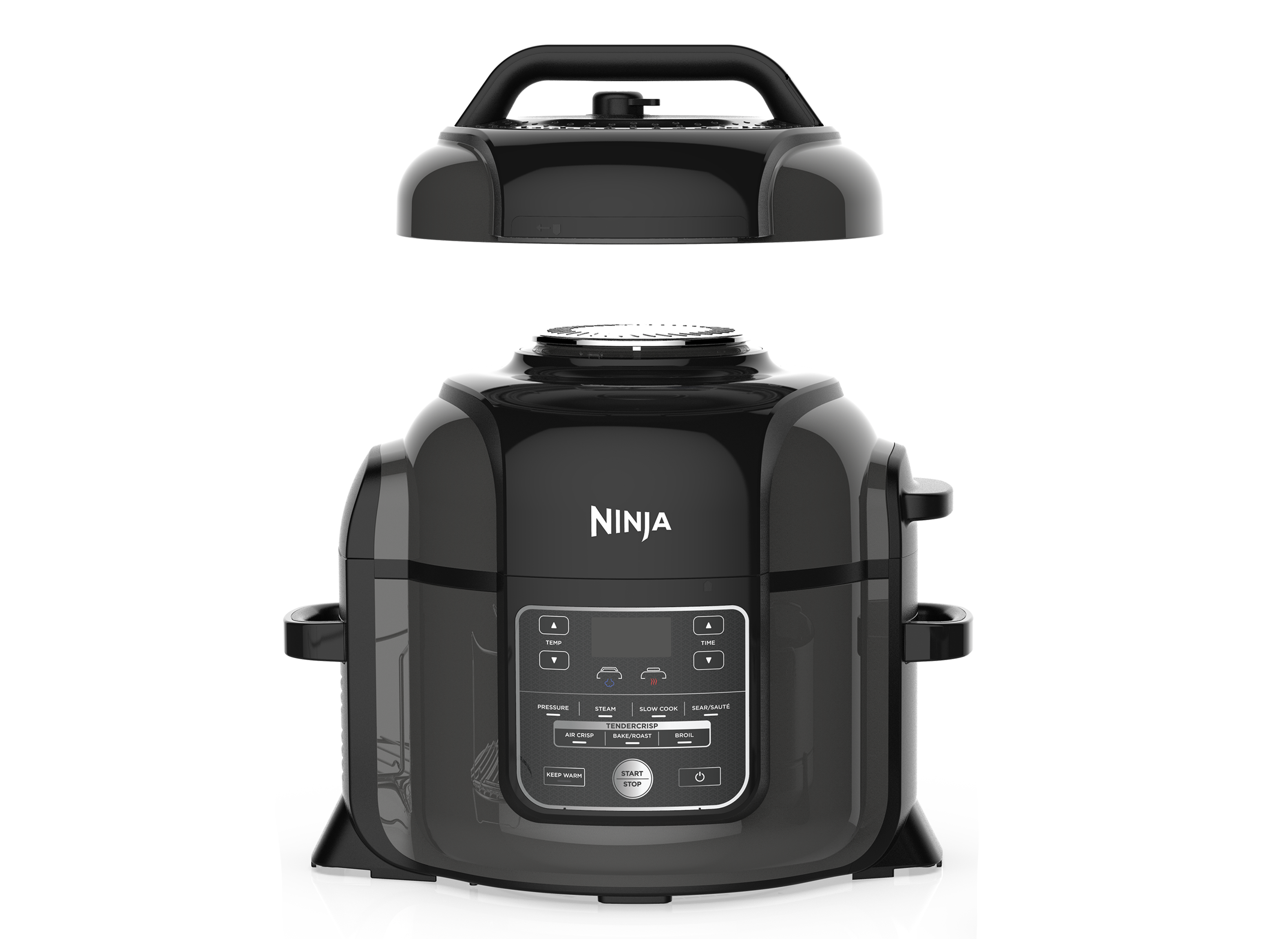 Ninja Foodi OP301 9-in-1 pressure cooker and air fryer in black