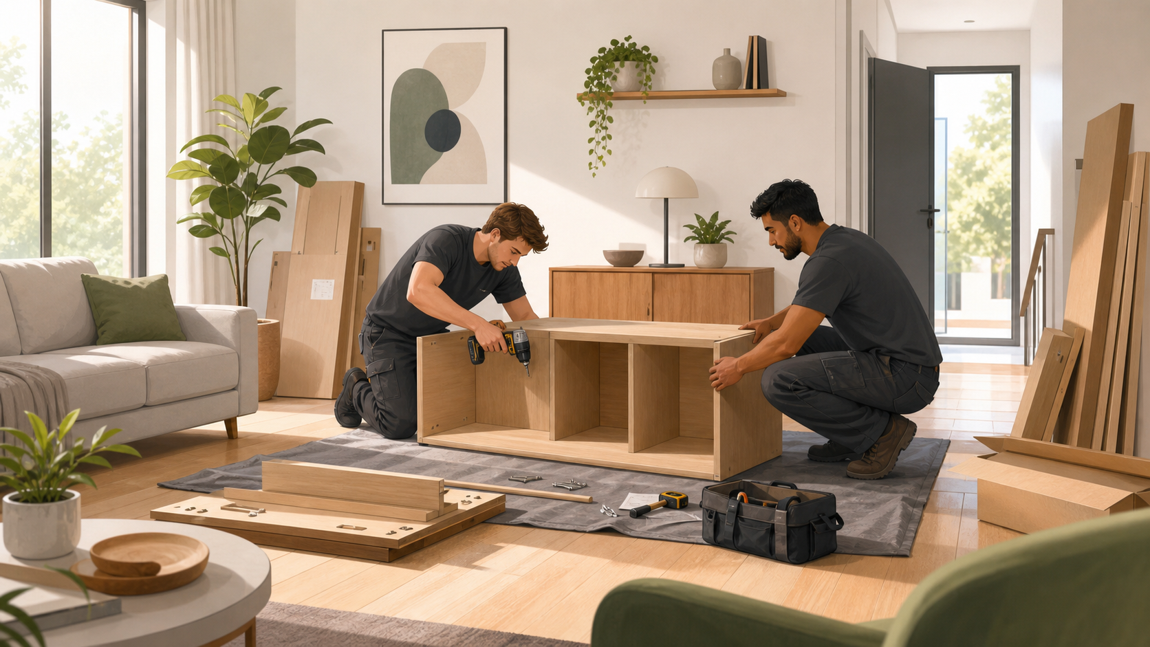 Schubiger delivery and assembly service