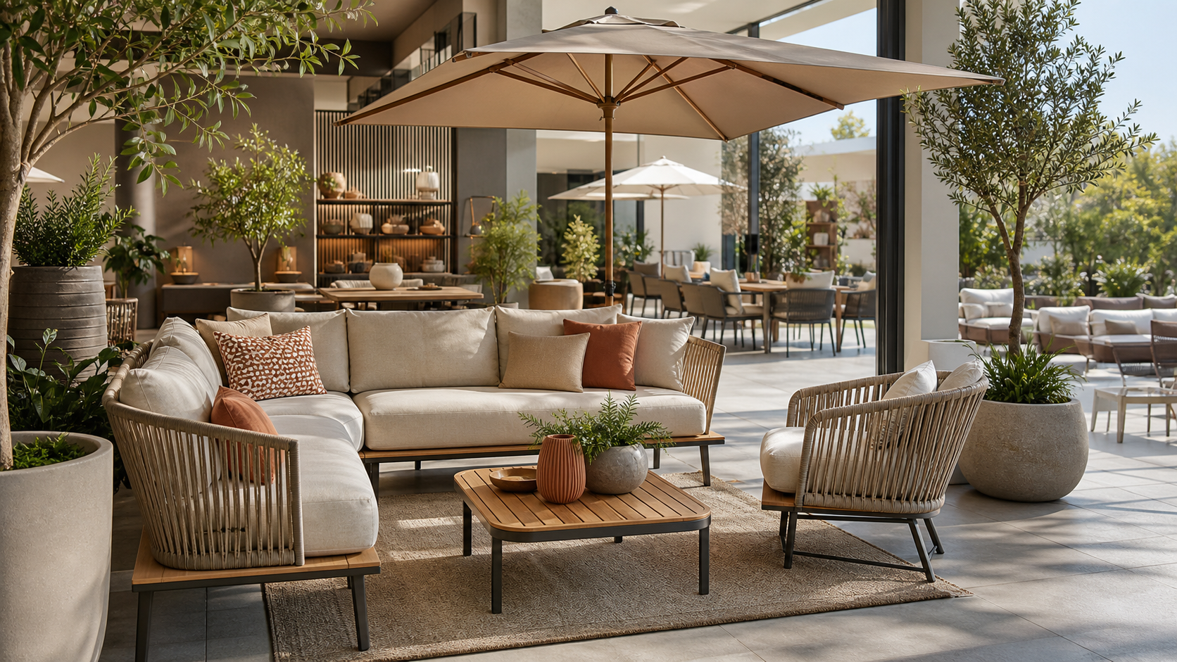 Schubiger Regensdorf garden furniture showroom