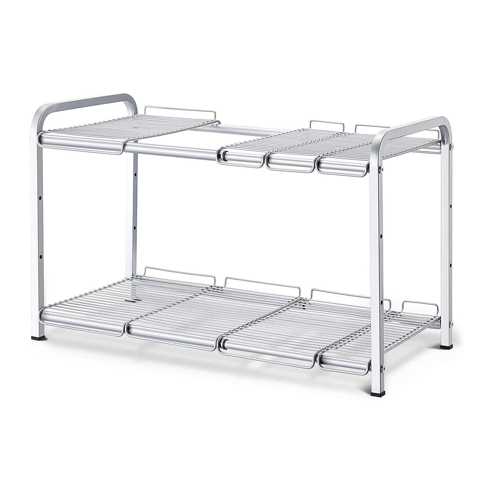 SimpleHouseware Under Sink 2-Tier Expandable Rack