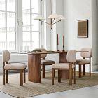 West Elm Anton Solid Wood Dining Table in mango wood finish